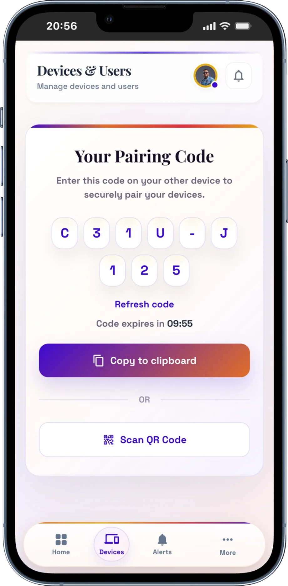 Generate Pairing Code